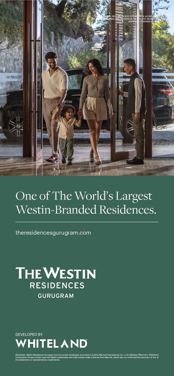 Discover Luxury Living at The Westin Residences Gurugram by Whiteland Update