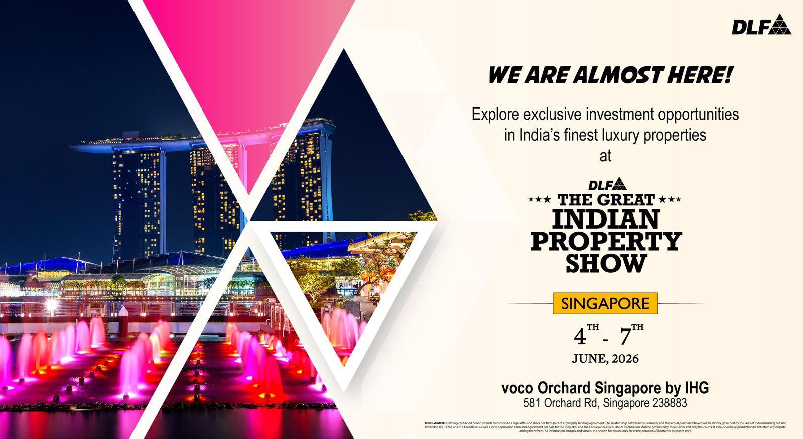 Discover DLF's Luxury Properties at The Great Indian Property Show in Singapore || Exclusive Investment Opportunities Await at DLF's Singapore Property Show || Visit DLF's The Great Indian Property Show in Singapore this June Update