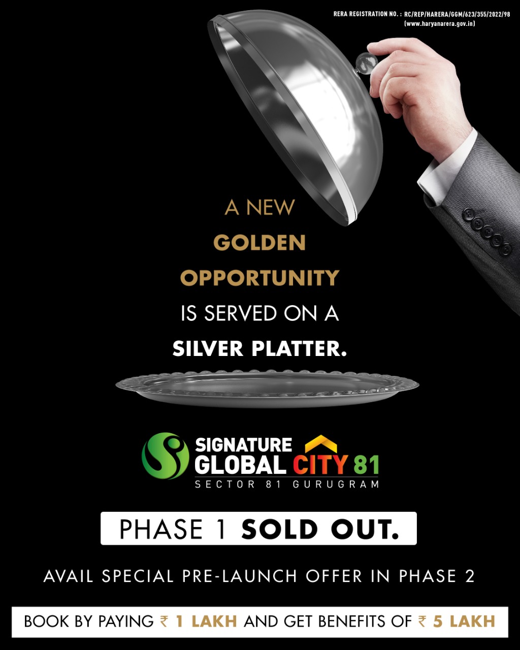 Book with Rs. 1 Lac & get additional benefits of Rs. 5 Lac at Signature Global City 81, Gurgaon Update