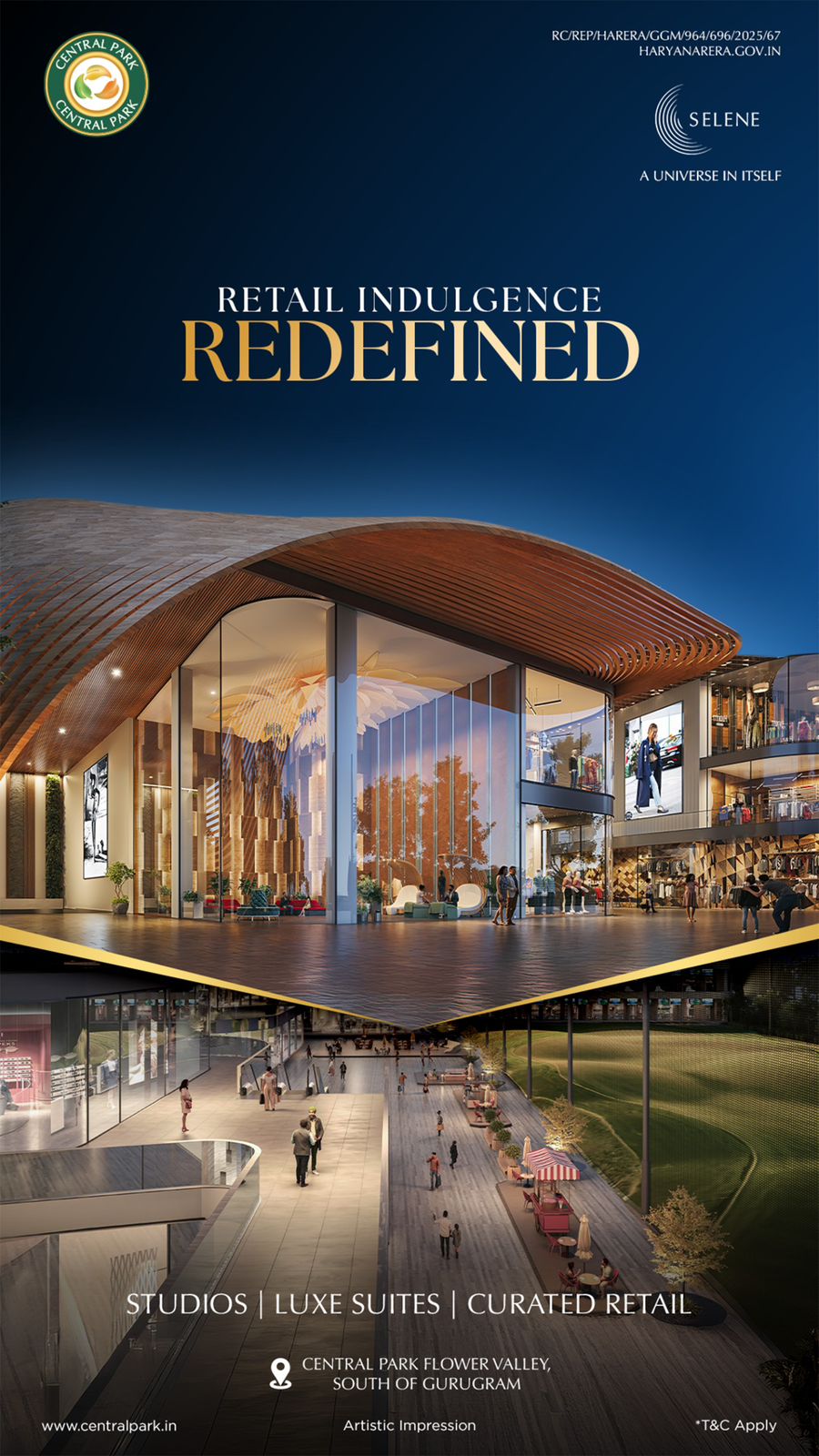 Discover Selene, Retail Indulgence at Central Park, South of Gurugram Update
