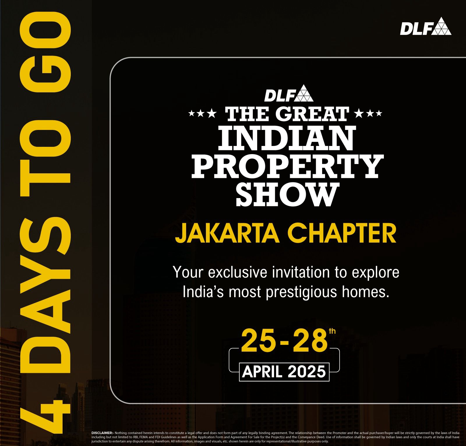 DLF Presents The Great Indian Property Show, Jakarta, 25-28 April 2025 Update