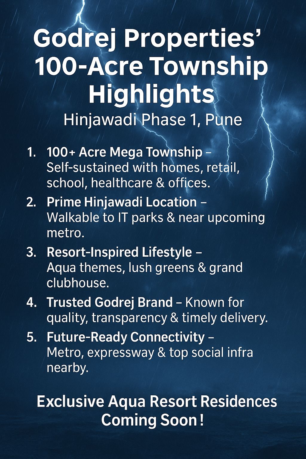 Discover Godrej Properties' 100-Acre Township in Hinjawadi Phase 1, Pune photo 1