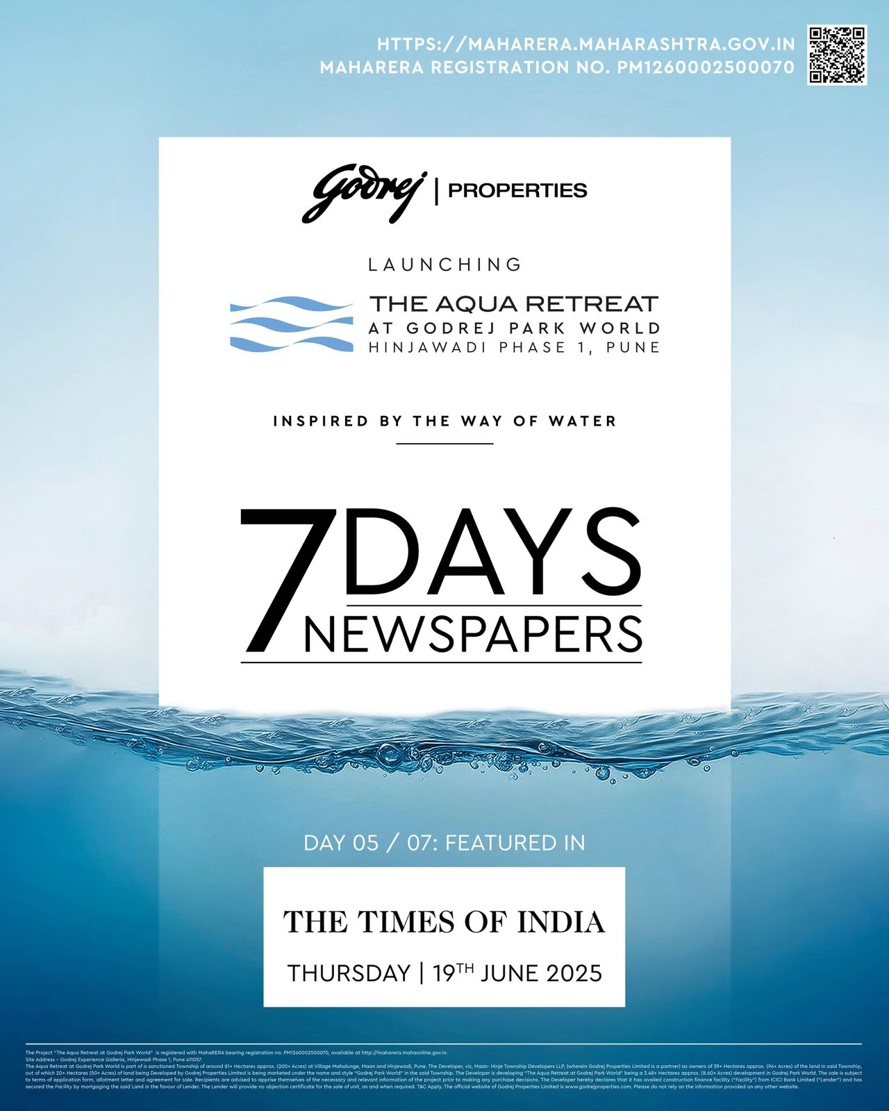 Discover The Aqua Retreat at Godrej Park World, Pune Update