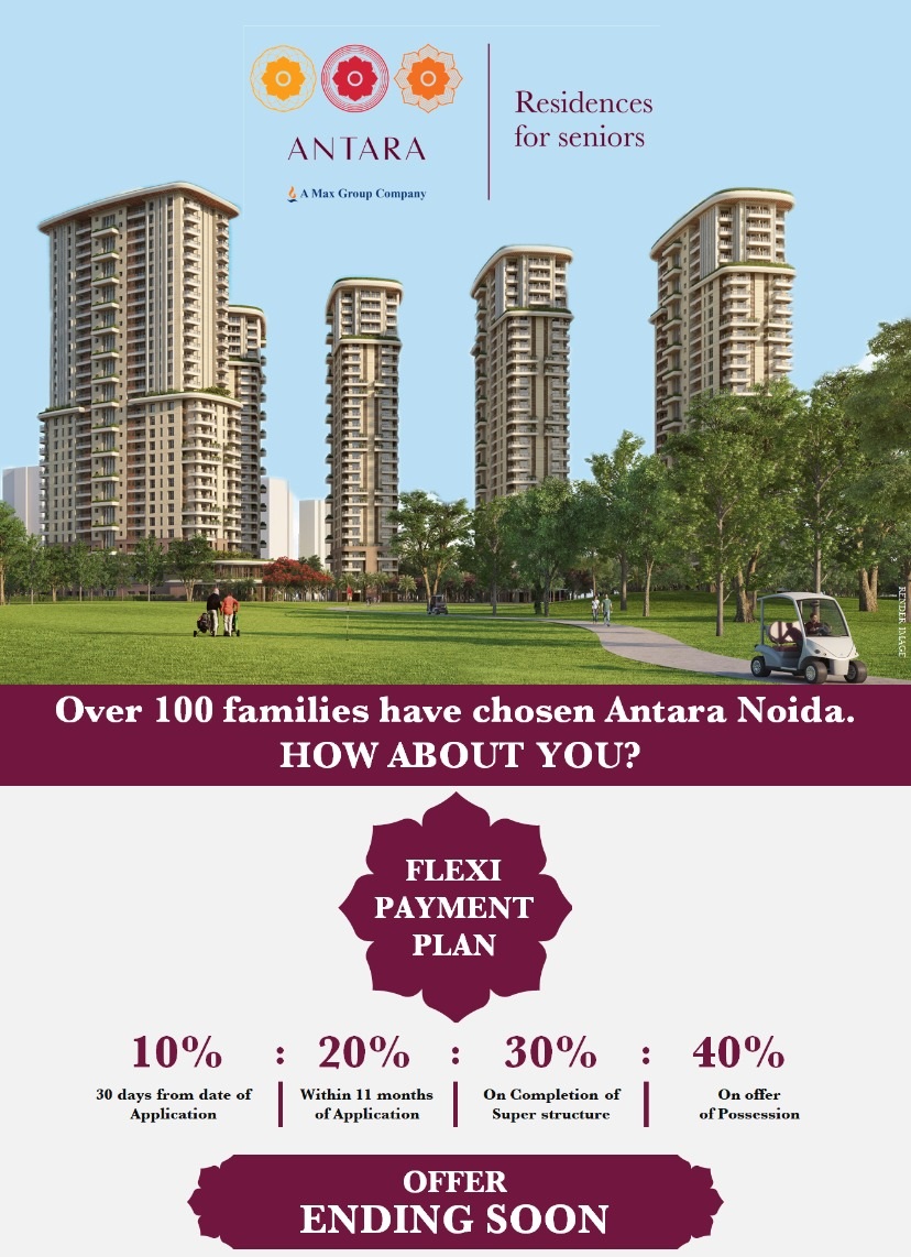 10:20:30:40 flexi payment plan at Antara Residences in Noida, Sector 150 Update