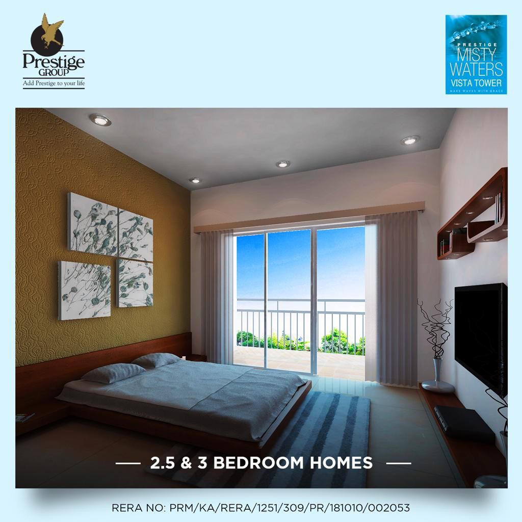 2.5 and 3 BHK homes at Prestige Misty Waters Vista Tower, Bangalore Update