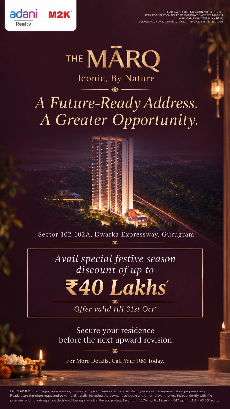 Unlock ₹40 Lakhs Festive Discount at The Marq || Limited Time ₹40 Lakhs Discount on The Marq || Secure Your The Marq Home with ₹40 Lakhs Off photo 1