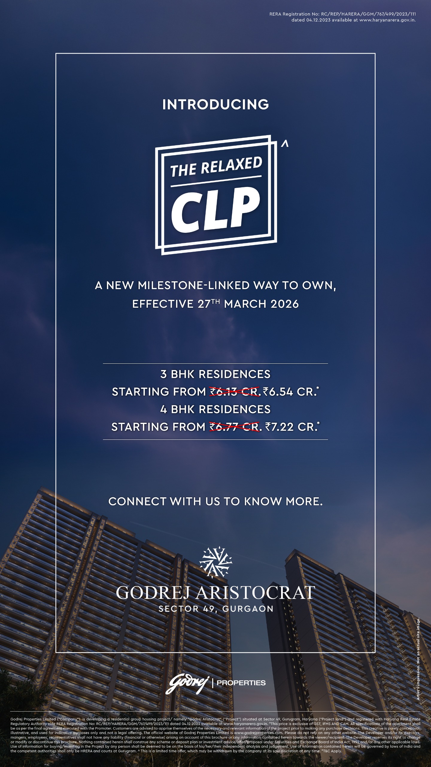 Discover the Relaxed CLP at Godrej Aristocrat || New Payment Plan for Godrej Aristocrat, Gurgaon || Save with The Relaxed CLP at Godrej Aristocrat Update