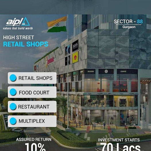 AIPL's New High Street Retail Shops in Sector-88, Gurgaon: A Hub of Commerce and Community Update