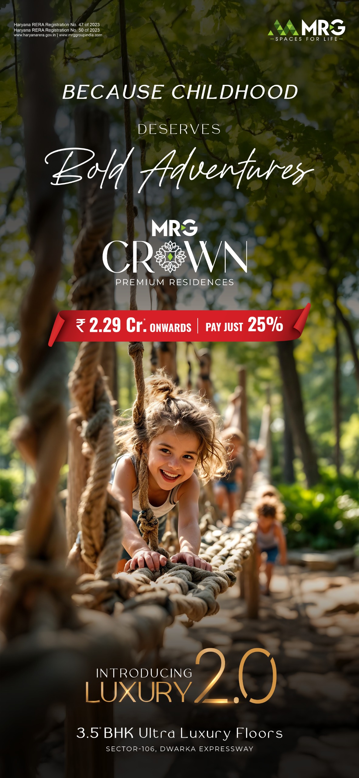 Discover Luxury at MRG Crown, Sector 106, Starting ₹2.29 Cr Update