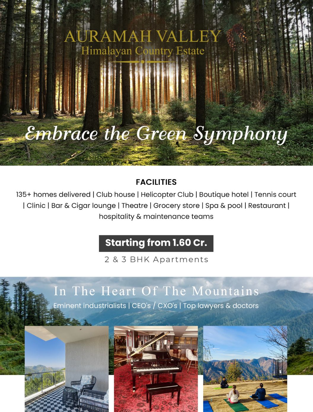 Discover Luxurious Living at Auramah Valley, Starting from 1.60 Cr Update