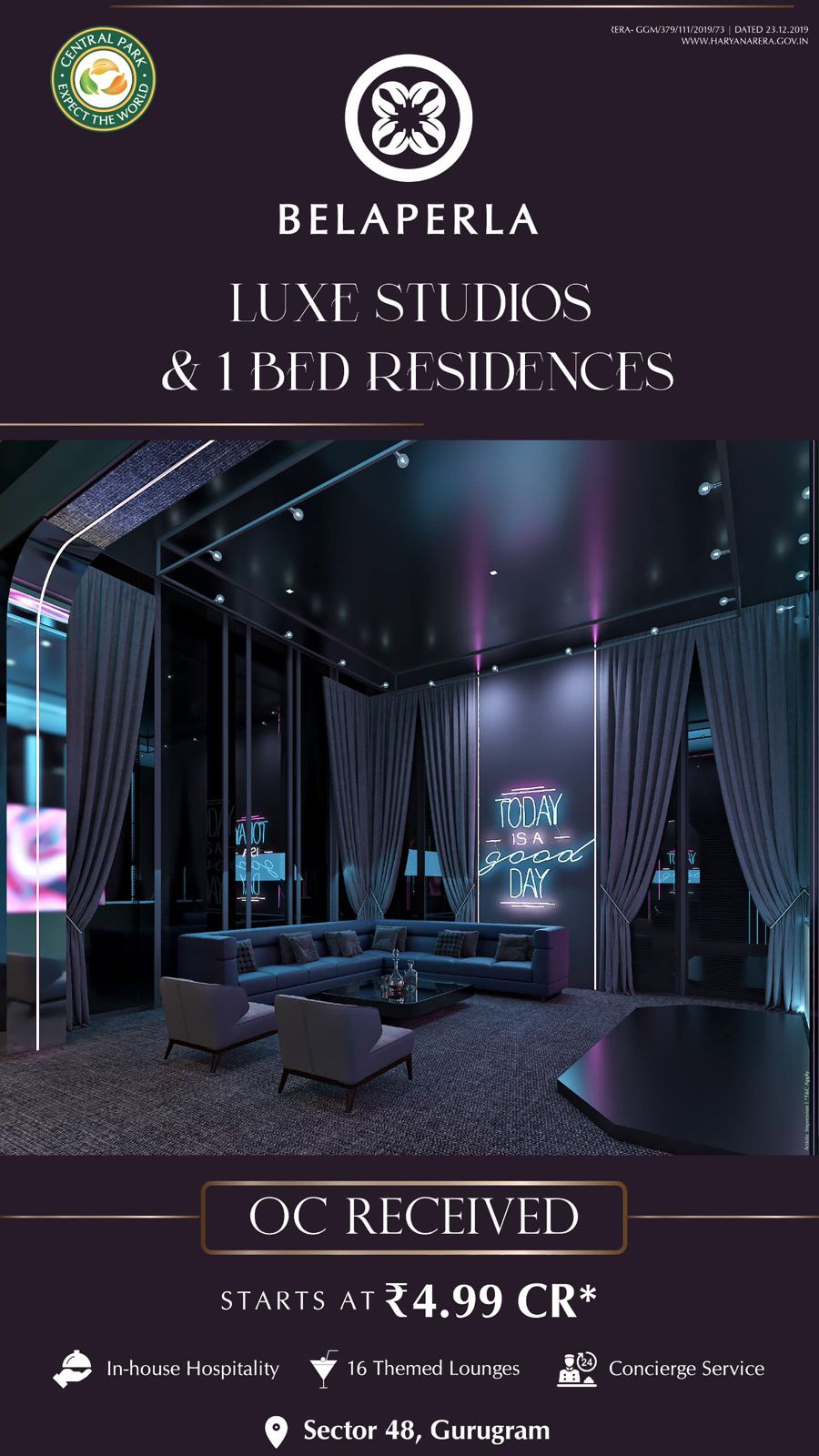 Discover Luxurious Living at Belaperla in Sector 48, Gurugram - Starting at ₹4.99 Crore Update