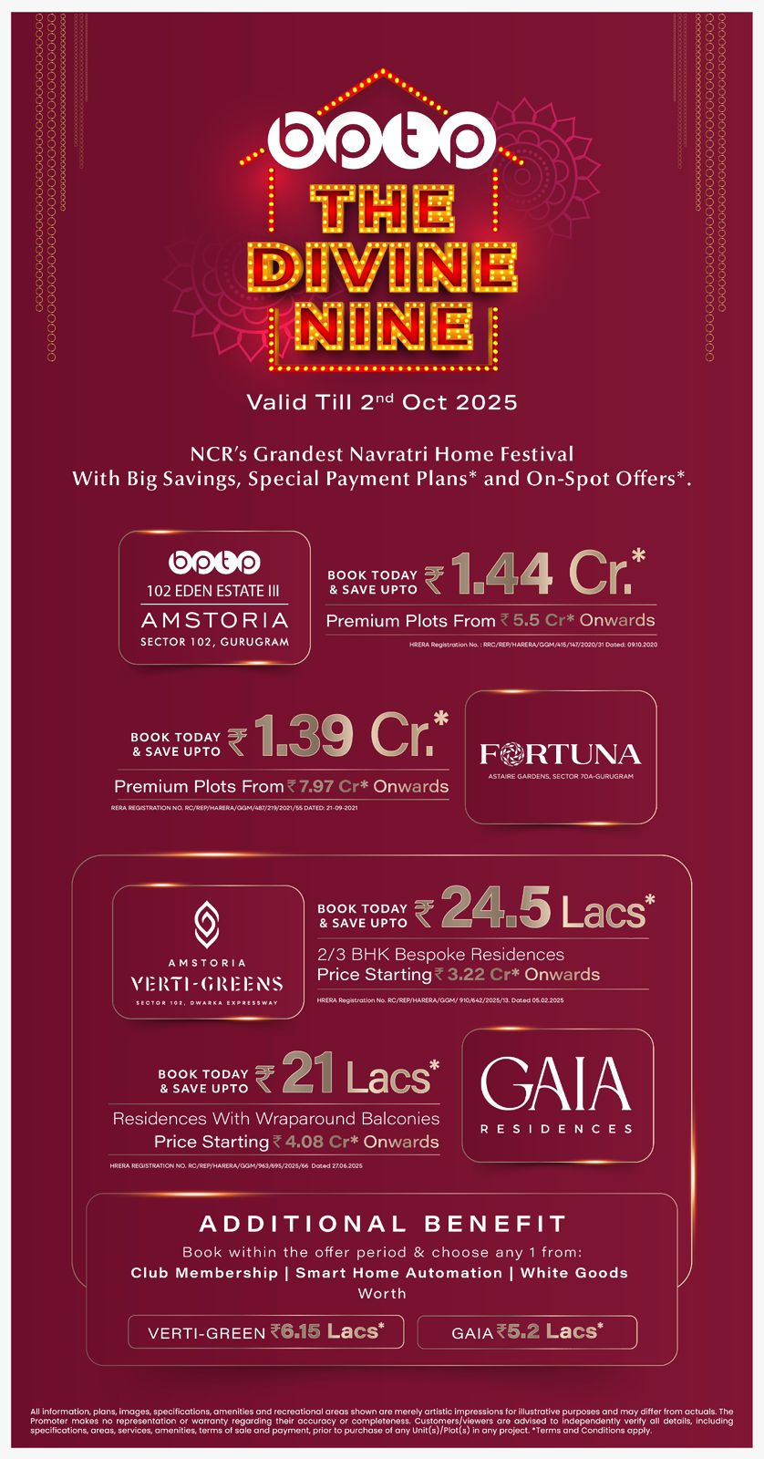Save up to ₹1.44 Cr* at BPTP Amstoria, Sector 102, Gurugram Update