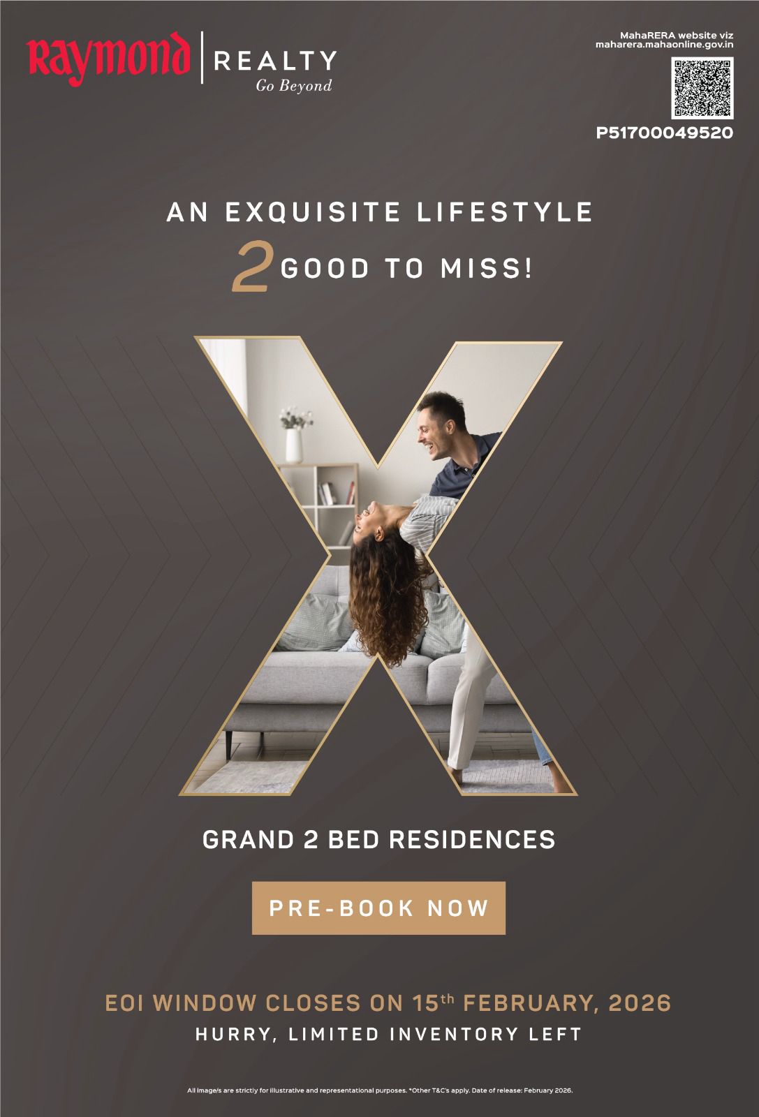 Raymond Realty Grand 2BHK Launch, February 2026, Starting at 1.49 Cr, Thane Update