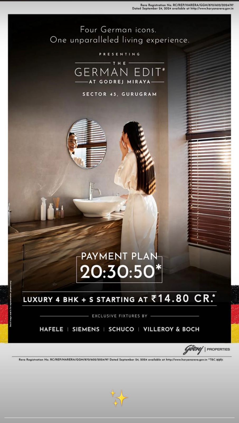 Discover Luxury at The German Edit, Godrej Miraya, Gurugram, Starting ₹14.80 Cr Update