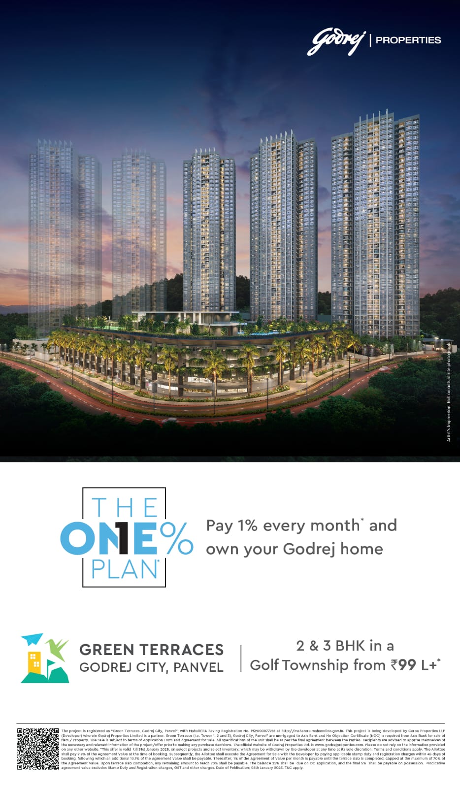 Own Your Dream Home at Green Terraces, Godrej City, Panvel from ₹99 Lakh Update