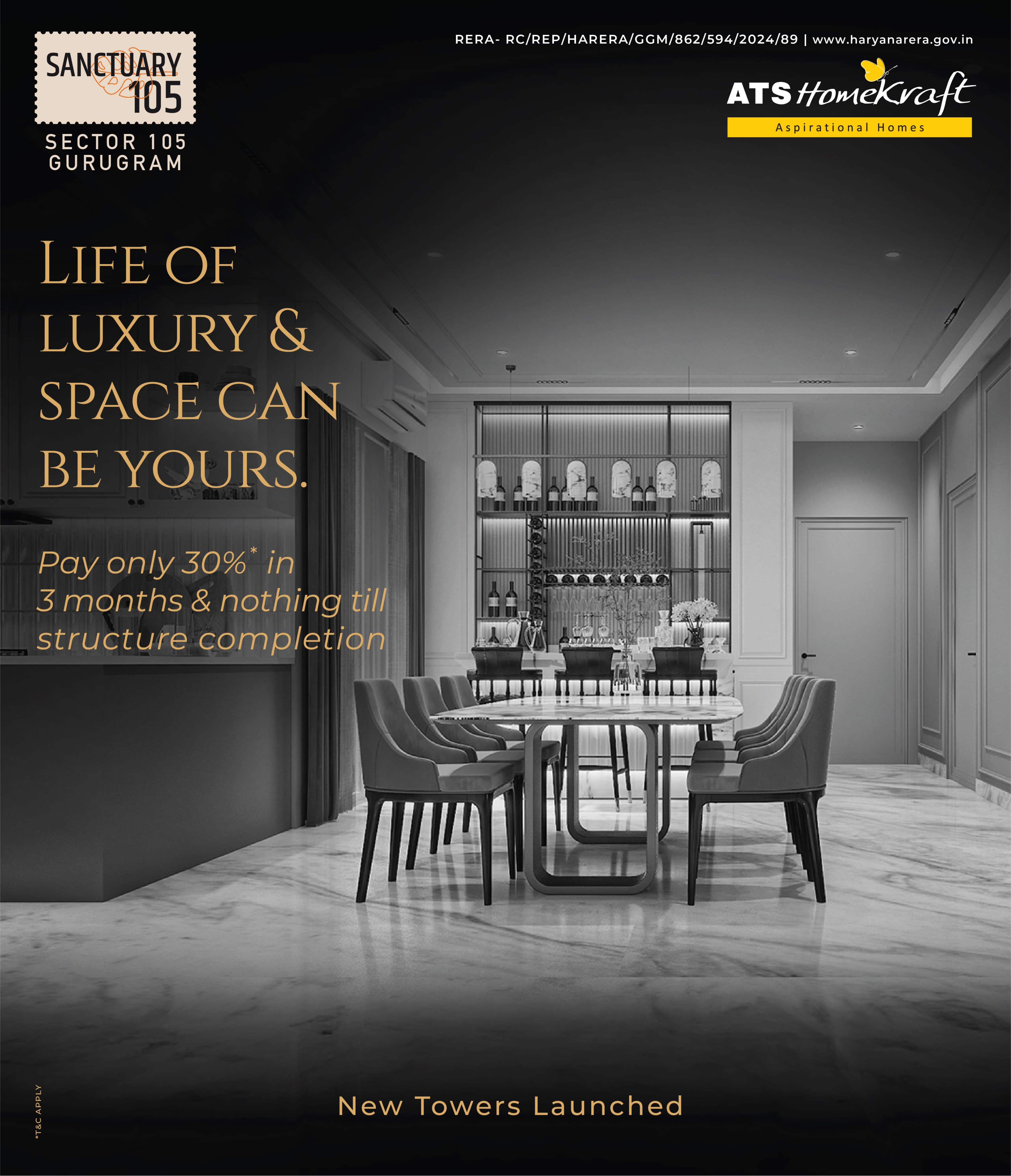 Discover Luxury at Sanctuary 105, Gurugram with ATS HomeKraft Update