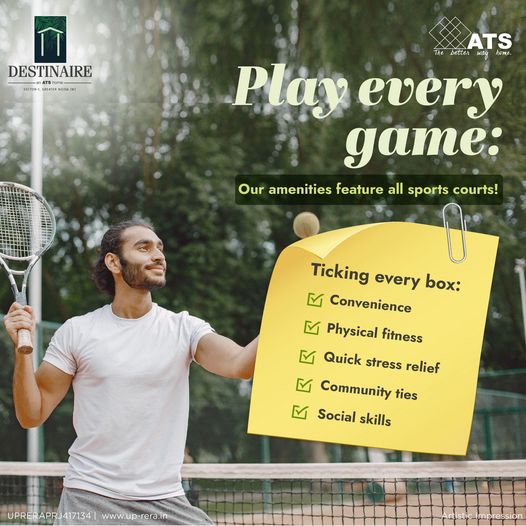 ATS Destinaire: Embrace an Active Lifestyle with Ultimate Sports Amenities in Greater Noida Update