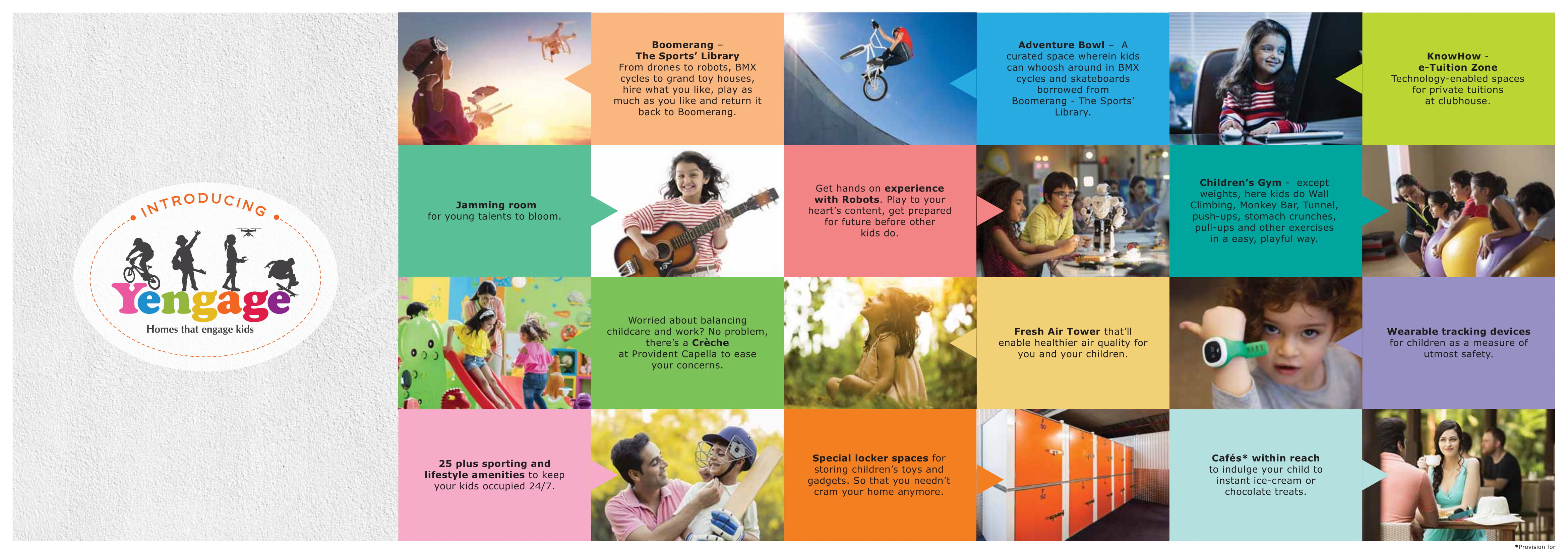 Introducing Yengage, Homes that engage Kids at Provident Capella, Bangalore Update