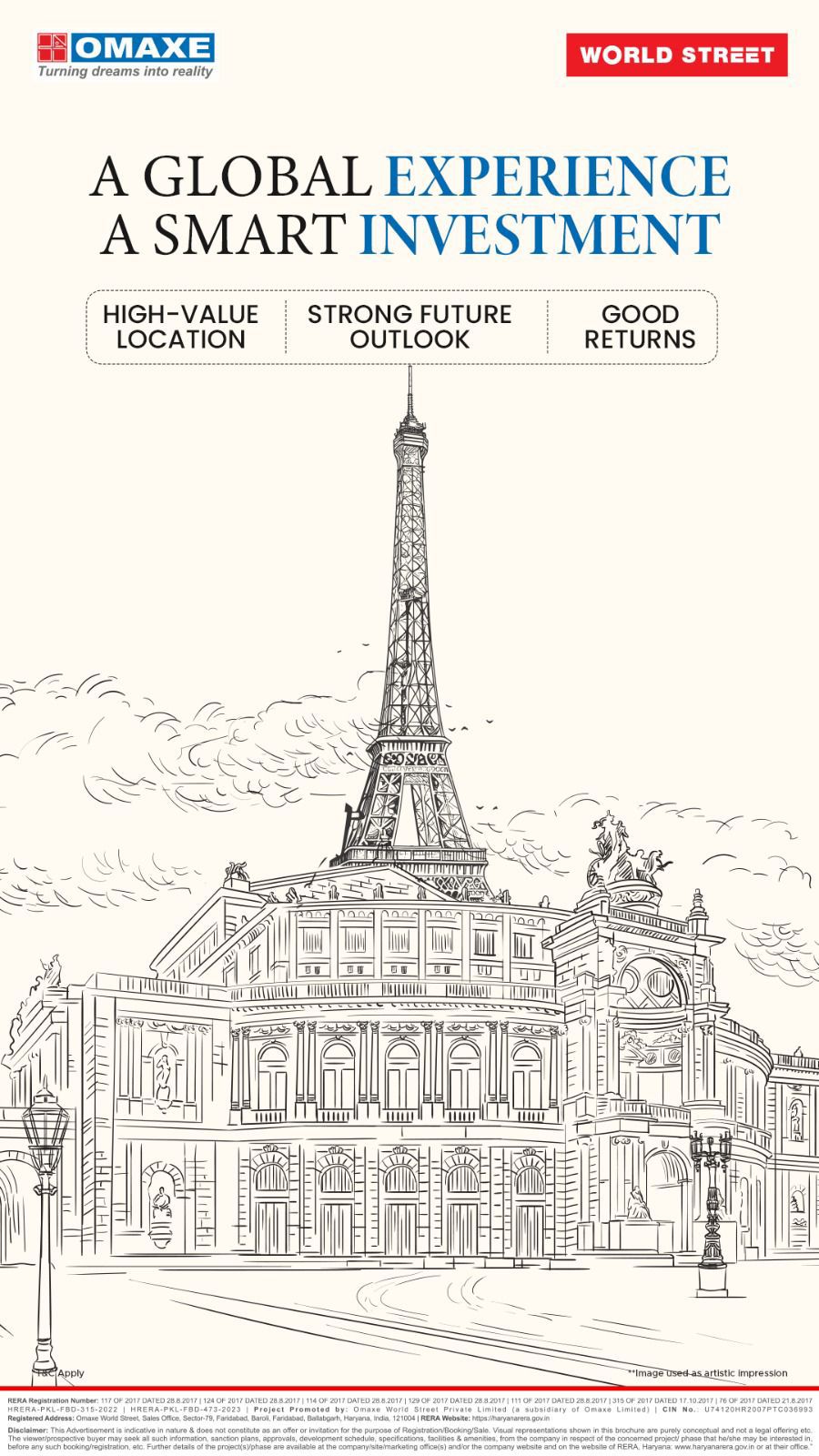 Omaxe World Street, A Smart Investment in Faridabad Update