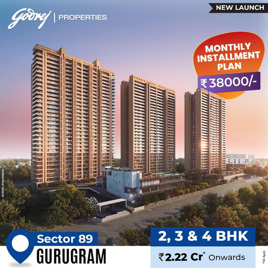 Godrej Properties Introduces Affordable Elegance in Sector 89, Gurugram with Flexible Payment Plans Update