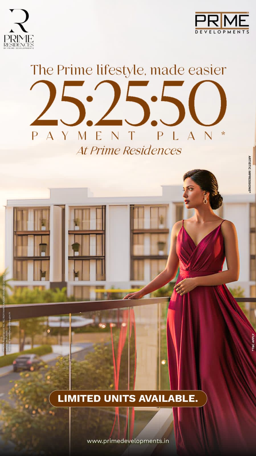 Explore Our 25:25:50 Payment Plan at Prime Residences || Limited Units at Prime Residences! || Secure Your Dream Home with Prime Residences Update