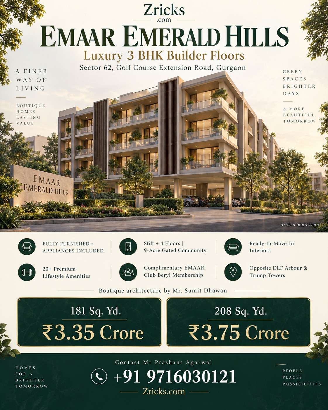 Discover Luxury at EMAAR Emerald Hills || Secure Your Dream Home in Gurgaon || Explore Boutique Architecture by EMAAR Update