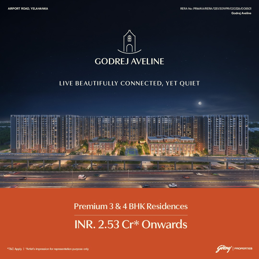 Own a Premium Residence at Godrej Aveline, Yelahanka || Discover Luxury Living Starting at INR 2.53 Cr || Explore Godrej Aveline's 3 & 4 BHK Homes Update