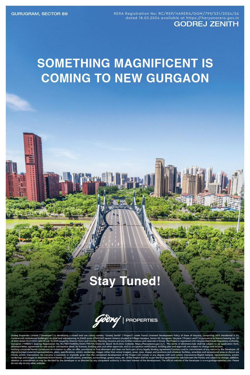 Discover Godrej Zenith in Sector 89 Gurugram! Update