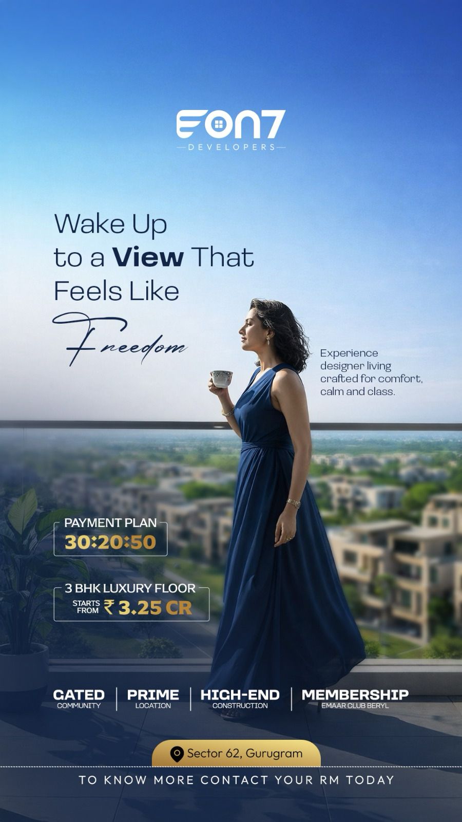 Discover Luxury Living at Sector 62, Gurugram || Experience EON7's Exclusive Payment Plan || Own a 3 BHK at ₹3.25 CR Update