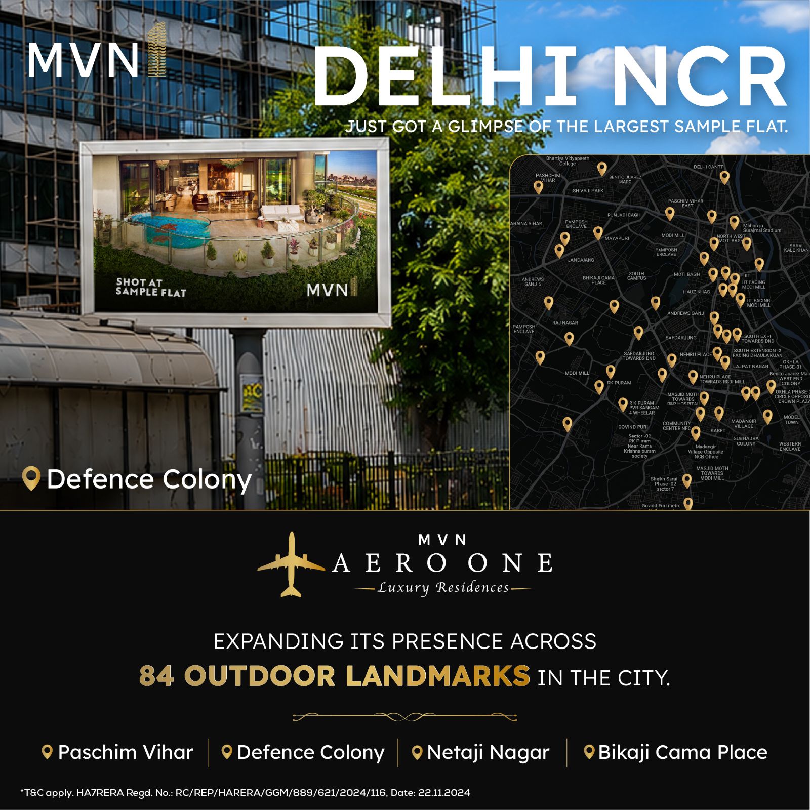 Explore MVN Aeroone in Delhi NCR! || Discover MVN's Largest Sample Flat || Visit MVN Aeroone Landmarks Now! Update