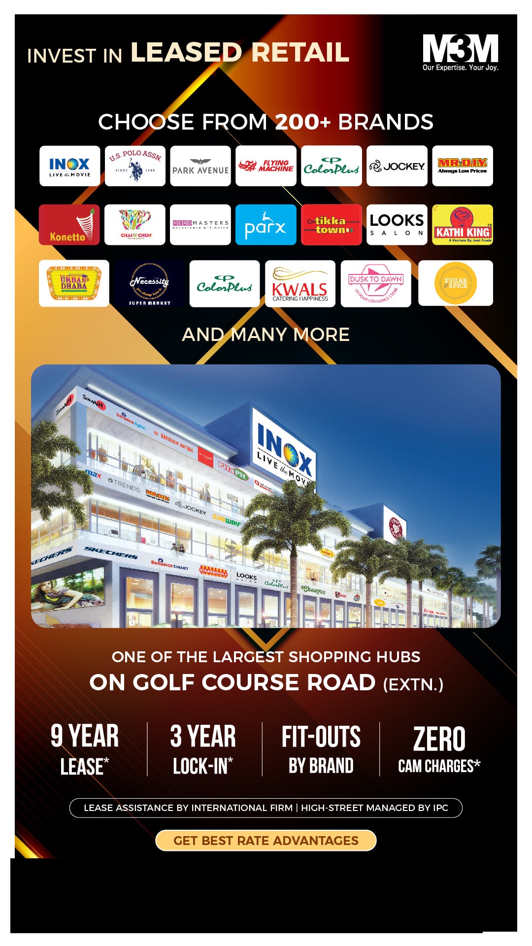 One of the largest shopping hubs at on M3M Corner Walk in Gurgaon Update