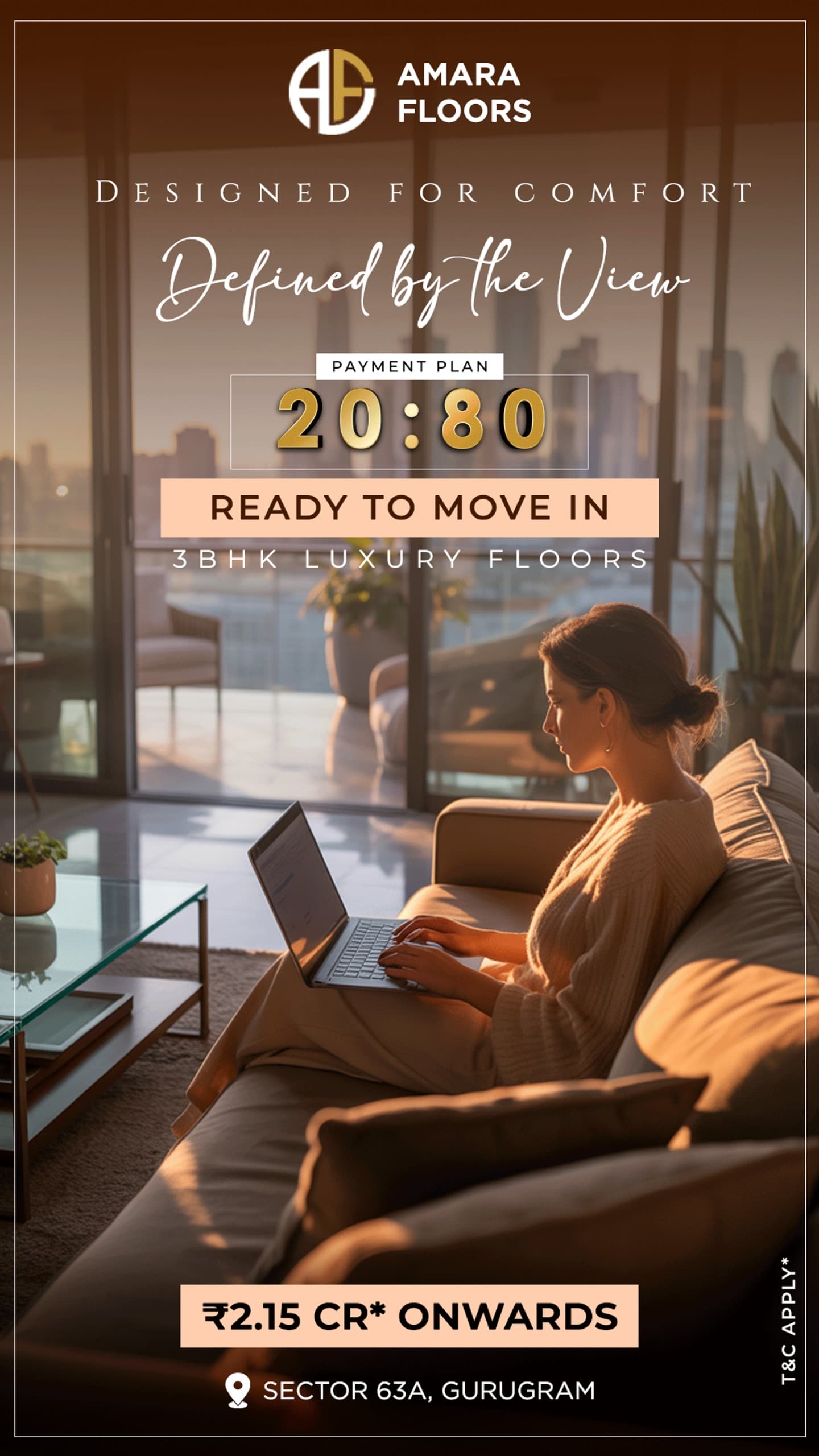 Discover Luxurious Living at Amara Floors, Sector 63A Gurugram, Starting at ₹2.15 Cr Update