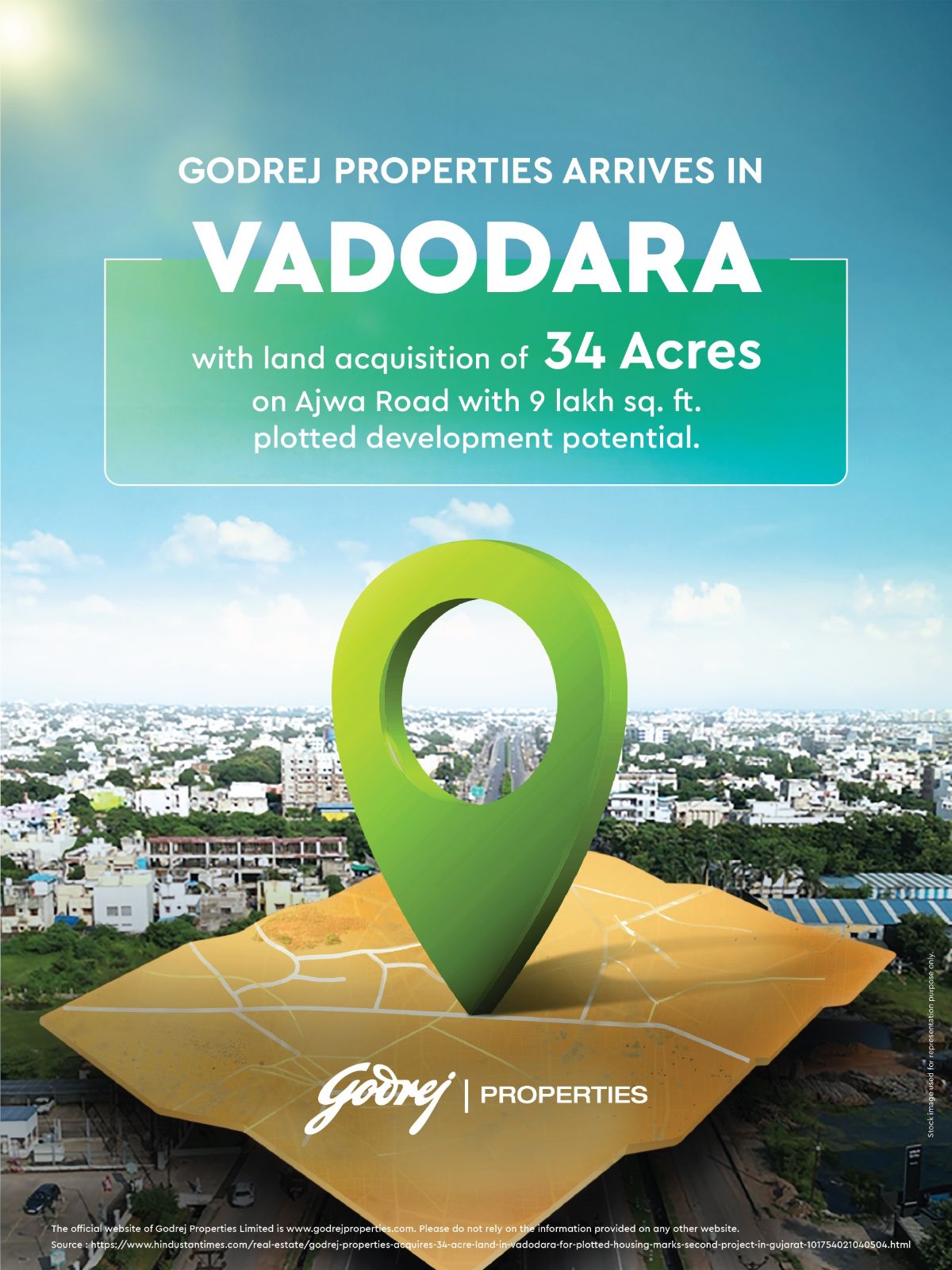 Explore Vibrant Living in Vadodara with Godrej Properties, 34 Acres on Ajwa Road Update