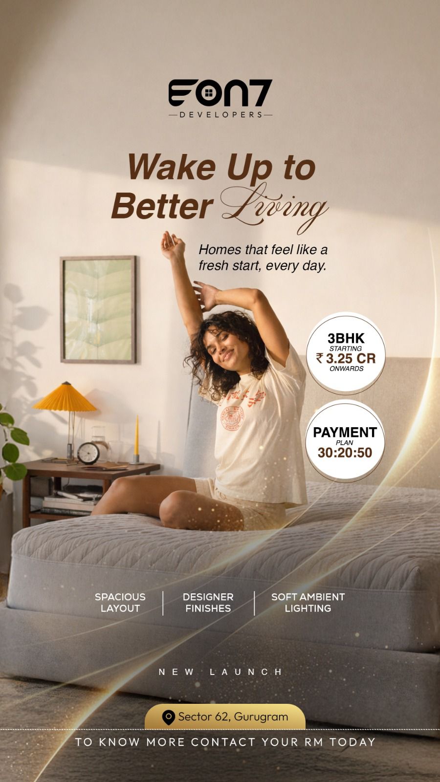 Discover New Living in Gurugram with Eon7 Developers || Own a Spacious 3BHK Starting at ₹3.25 Cr || Secure Your Dream Home with an Attractive Payment Plan Update