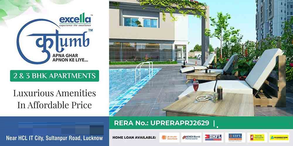 Presenting luxurious amenities in affordable price at Excella Kutumb in Gomti Nagar, Lucknow Update