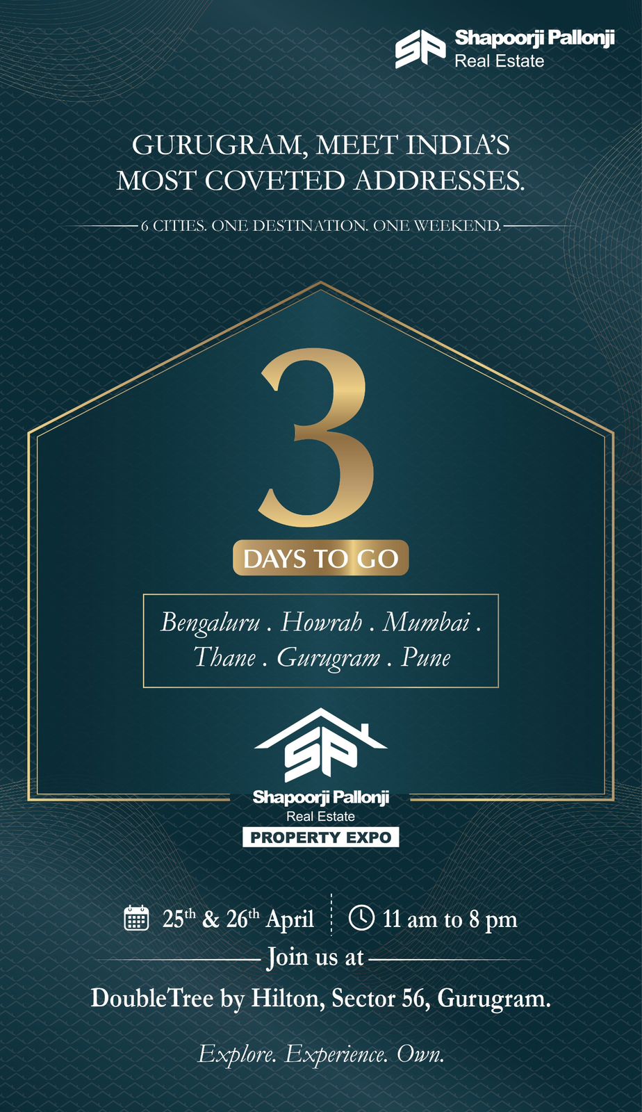 Join Shapoorji Pallonji Real Estate Expo in Gurugram! || Don't Miss the SP Property Expo This Weekend! || Explore India's Most Coveted Addresses in Gurugram! Update