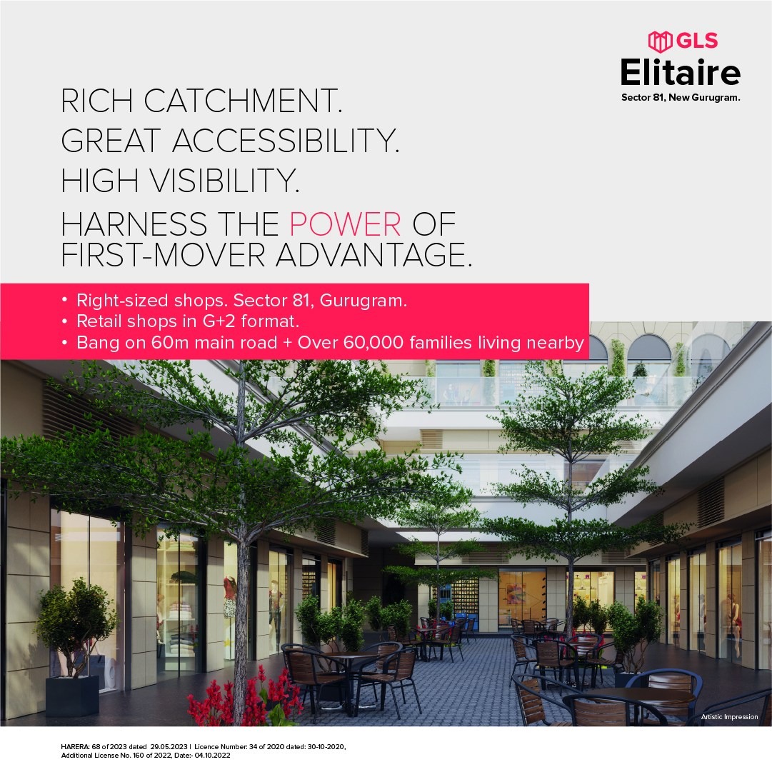 GLS Elitaire: Prime Retail Spaces in Sector 81, Gurugram - A First-Mover's Dream Update