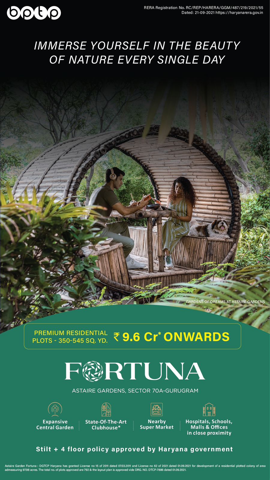 Discover Luxury Living at Fortuna by BPTP in Sector 70A, Gurugram - Plots Starting ₹9.6 Cr Onwards! Update