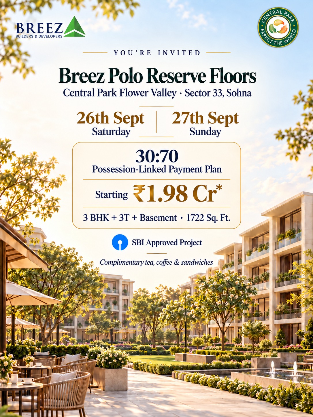 Explore Breez Polo Reserve This Weekend || Discover Your Dream Home at Breez Polo Reserve Floors || Visit Breez Polo Reserve Floors, Sector 33, Sohna Update
