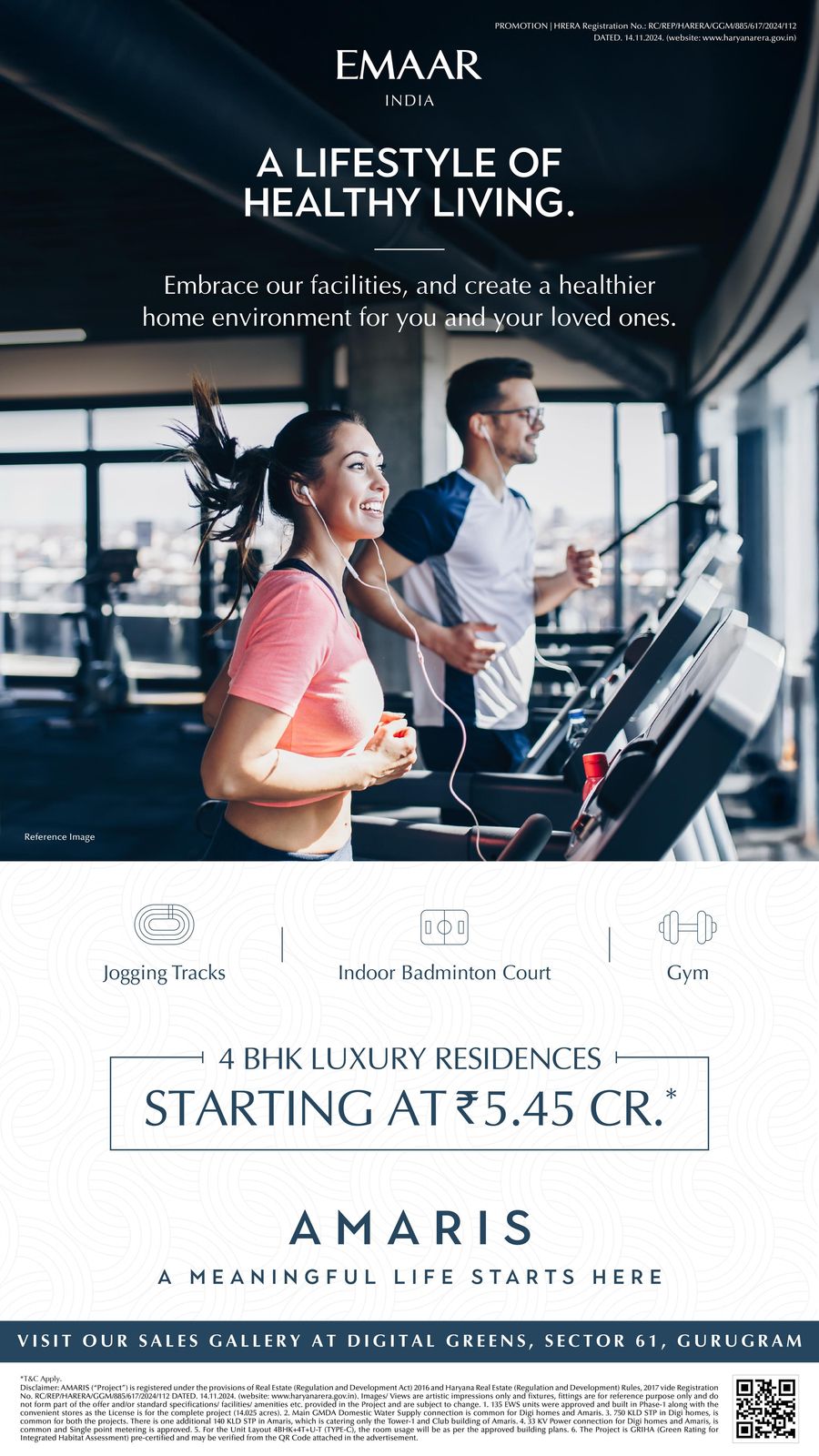 Discover 4 BHK Luxury Residences at Amaris, Gurugram Starting at ₹5.45 Cr Update