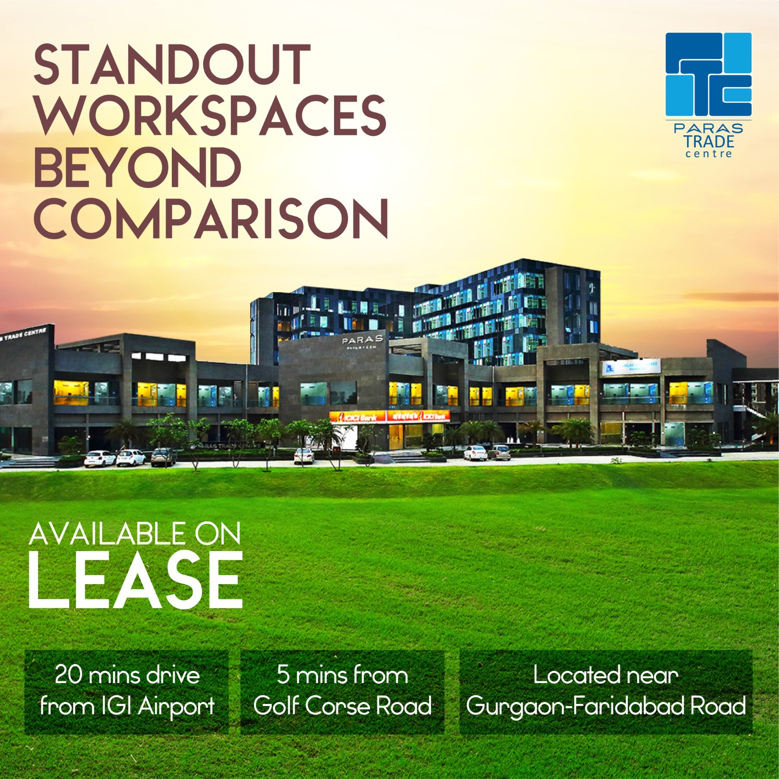 Paras Trade Centre: Premier Workspaces on Lease Near Gurgaon-Faridabad Road Update