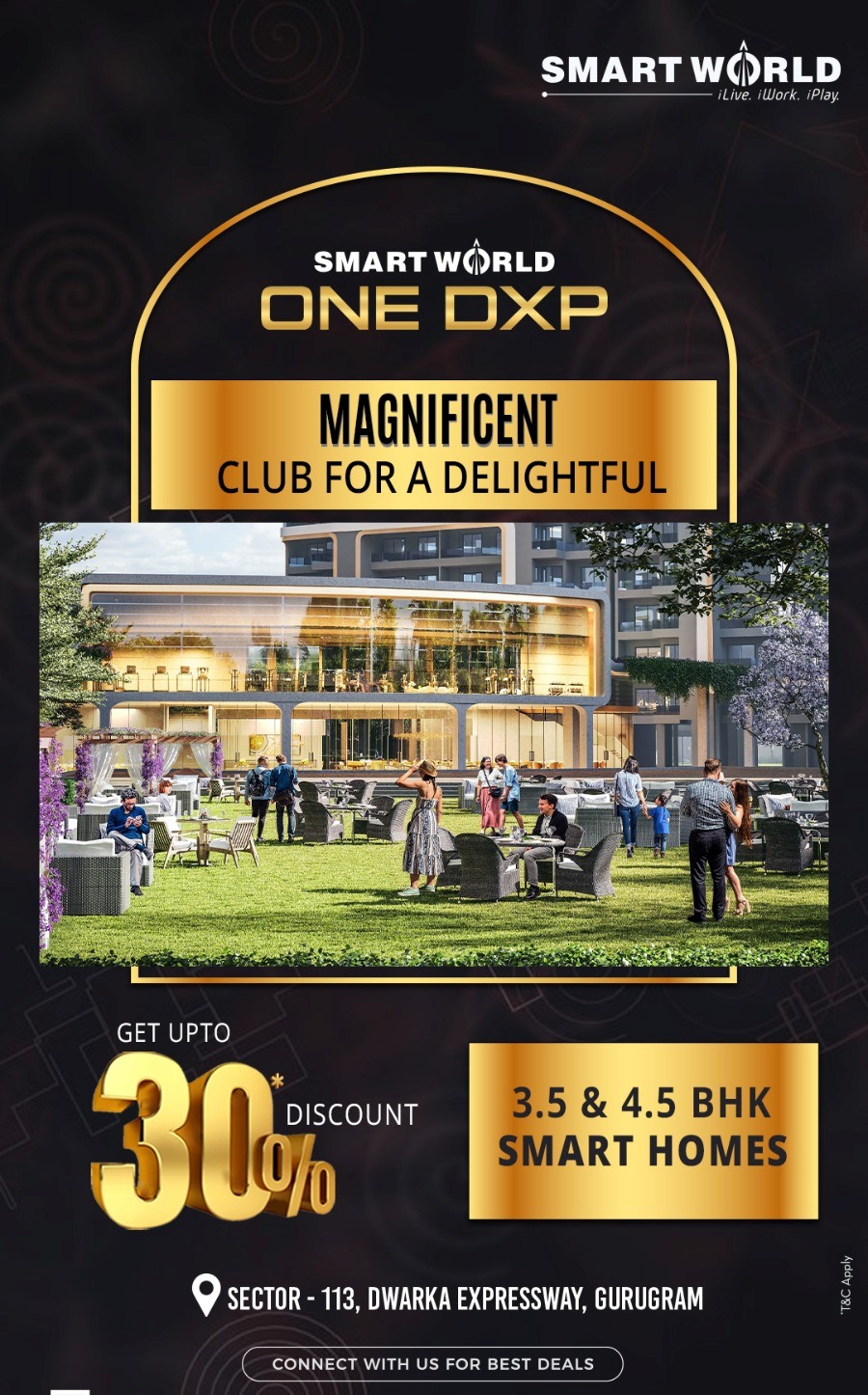 Magnificent club for a Delightful Experience at Smartworld One DXP, Sector 113, Gurgaon. Update