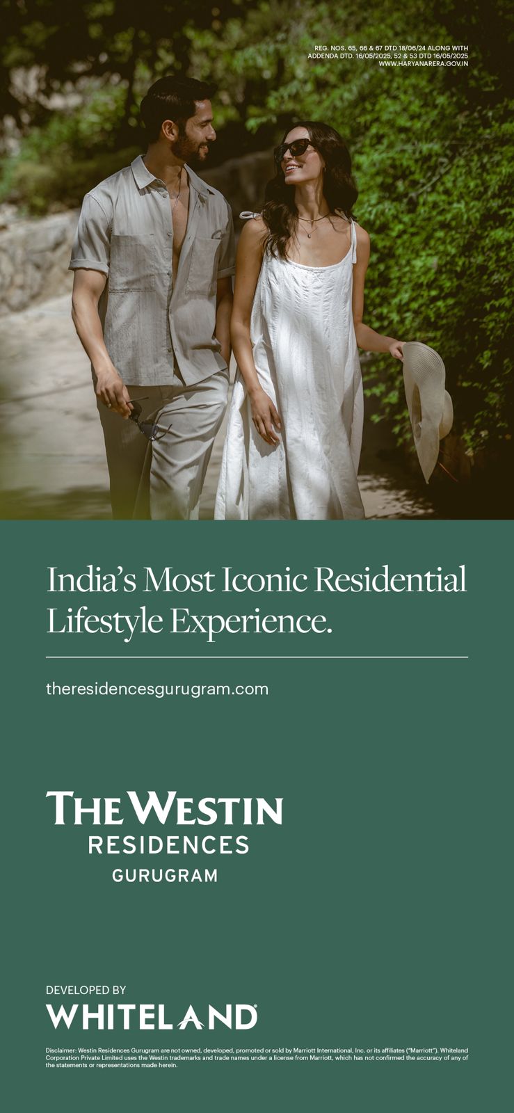 Discover the Iconic Lifestyle at The Westin Residences, Gurugram by Whiteland. Update