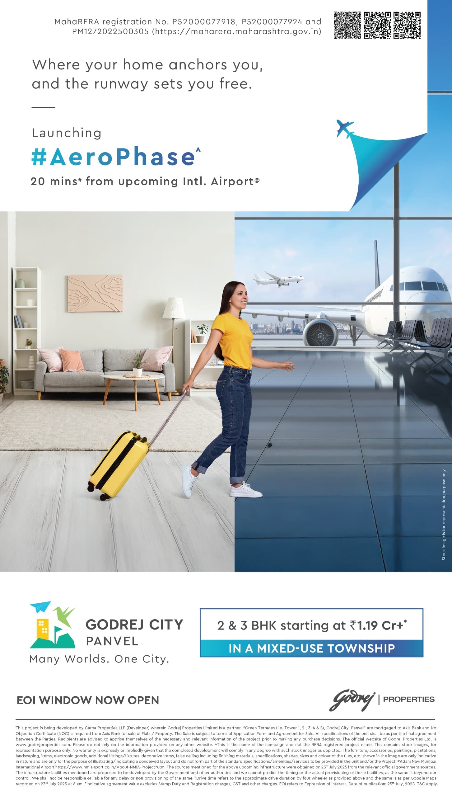 Discover AeroPhase at Godrej City Panvel, 2 & 3 BHK Starting at ₹1.19 Cr Update