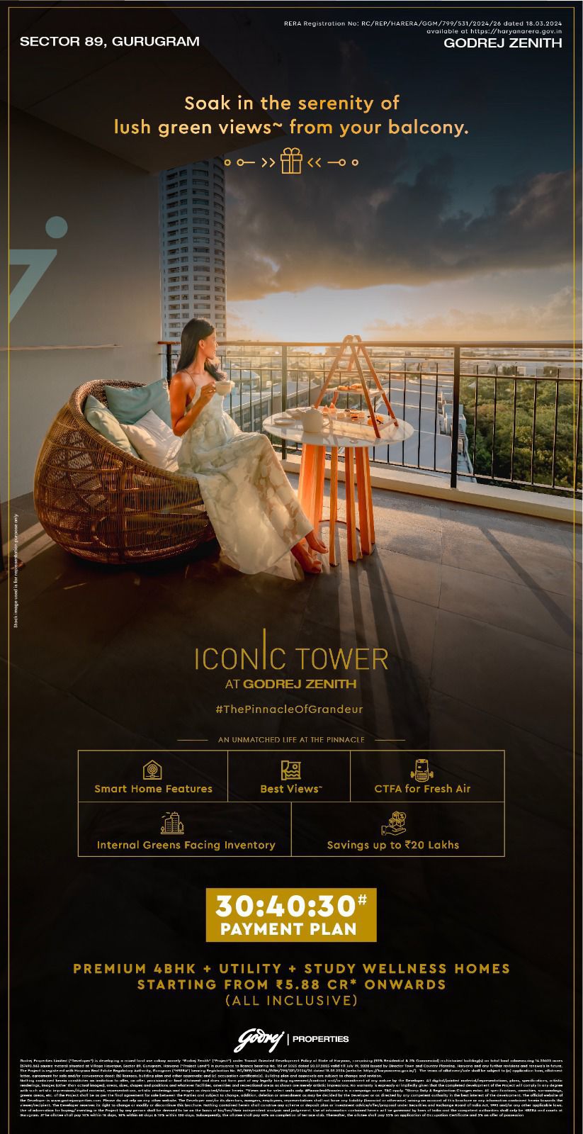 Premium 4BHK Homes Starting from ₹5.88 Cr at Godrej Zenith, Sector 89, Gurugram Update