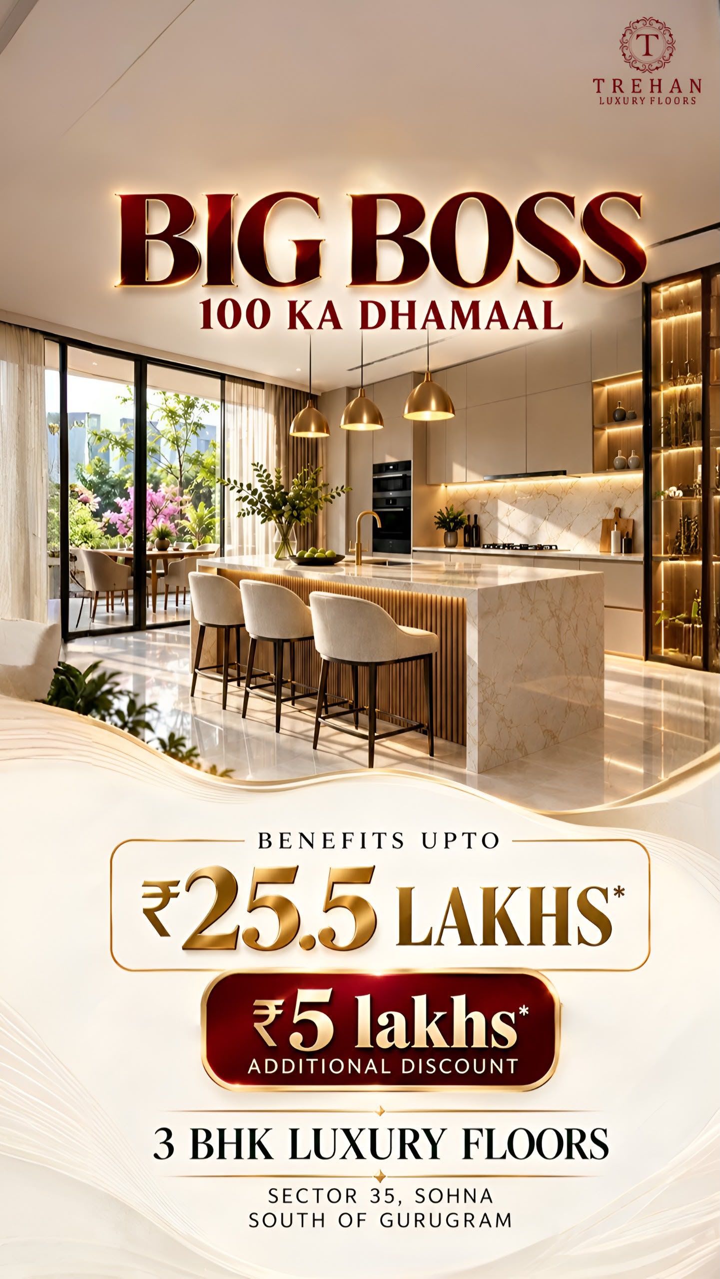 Grab ₹25.5 Lakhs Benefits | Book Your 3 BHK Luxury Floor Now | Exclusive ₹5 Lakhs Discount Update