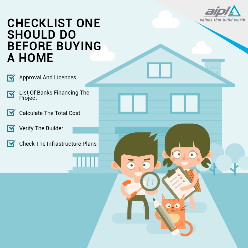 Checklist one should do before buying a home Update