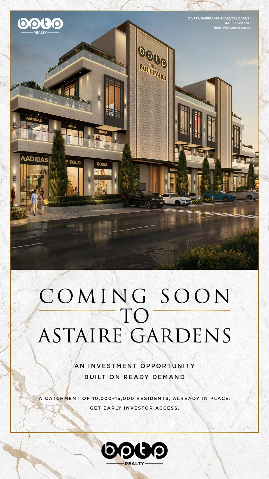 Investment Opportunity Coming Soon at Astaire Gardens || Secure Your Future with Astaire Gardens || Early Investor Access Now Available at BPTP Real Estate photo 1