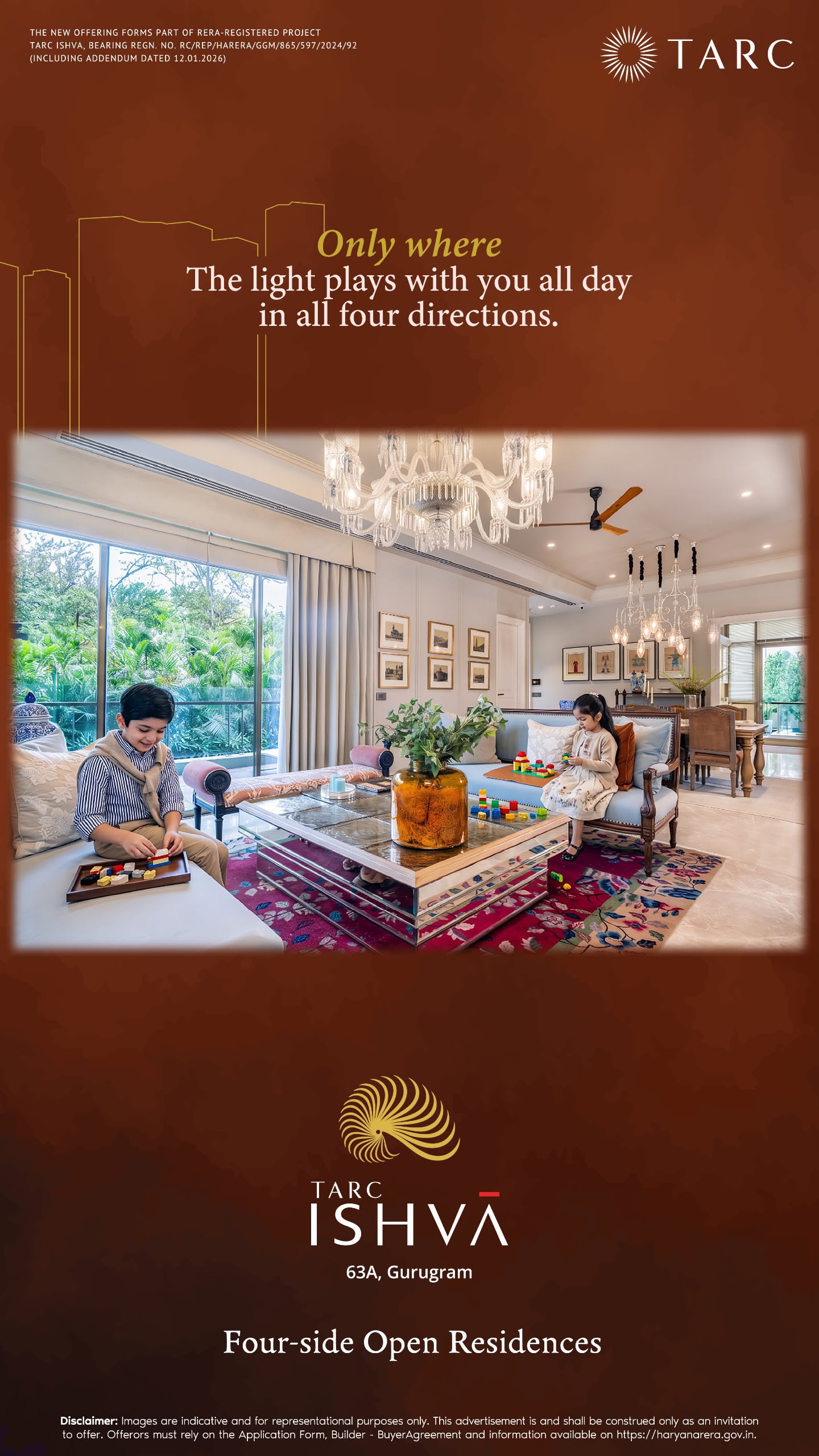 Experience Four-side Open Residences at TARC Ishva, Gurugram || Discover TARC Ishva's Unique Living in Gurugram || Visit TARC Ishva Experience Gallery Now