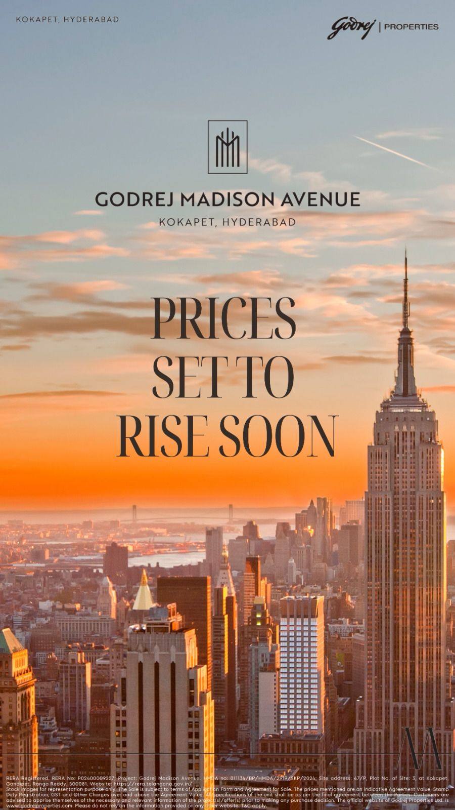 Godrej Madison Avenue, Kokapet: Prices Set to Rise Soon! Update